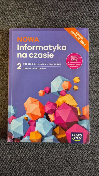 Podręcznik Nowa Informatyka na czasie 2 nowa era edycja 2024