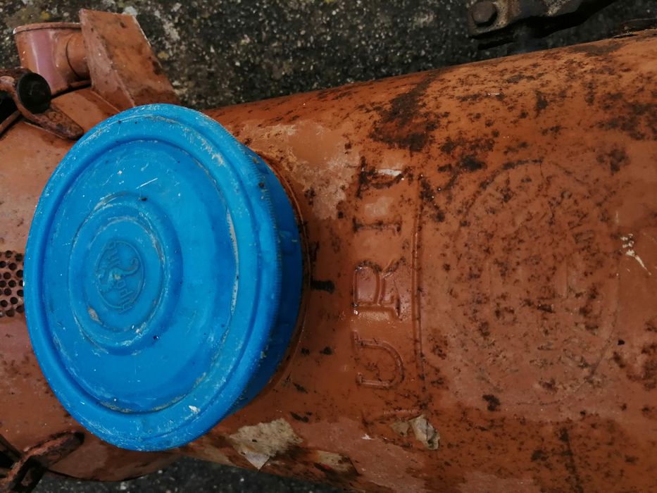 Torpilha de enxofrar antiga, HIPÓLITO.