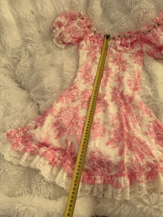 Платье кружевное Sugar Thrillz Dollskill с цветами лолита y2k dior