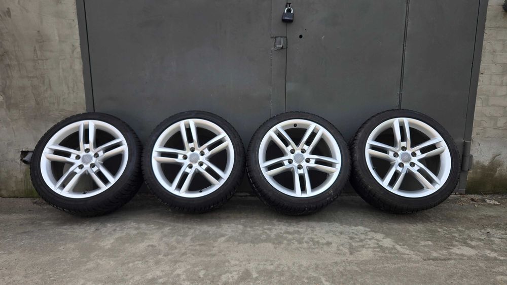 Оригінальні диски Audi з новою гумою Dunlop 245/40 R18 | 5×112 | 9j | ET52