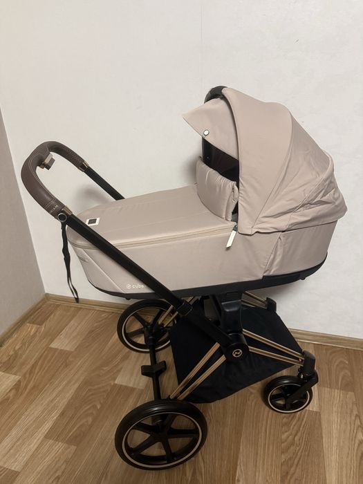 Візочок Cybex Priam 4.0 Cozy Beige Rose Gold 2 в 1