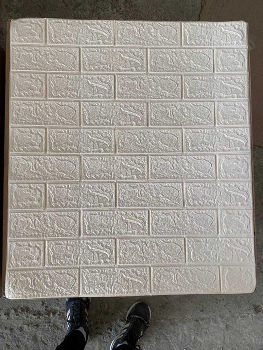 АКЦІЯ! 3D панелі Слонова Кістка Матова 3 мм Самоклеющиеся 3Д Панели