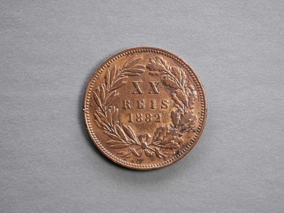 Moeda XX Réis 1882 D. Luis I
