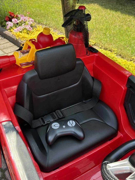 Auto Na Akumulator Straż Pożarna Akumulator 12V 10Ah Czerwony