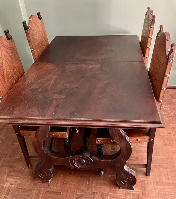 Mesa de Jantar e cadeiras (7) anos 70