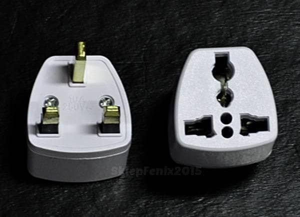 Adapter Wtyczka Przejściówka Redukcja PL / UK POLSKO - ANGIELSKA