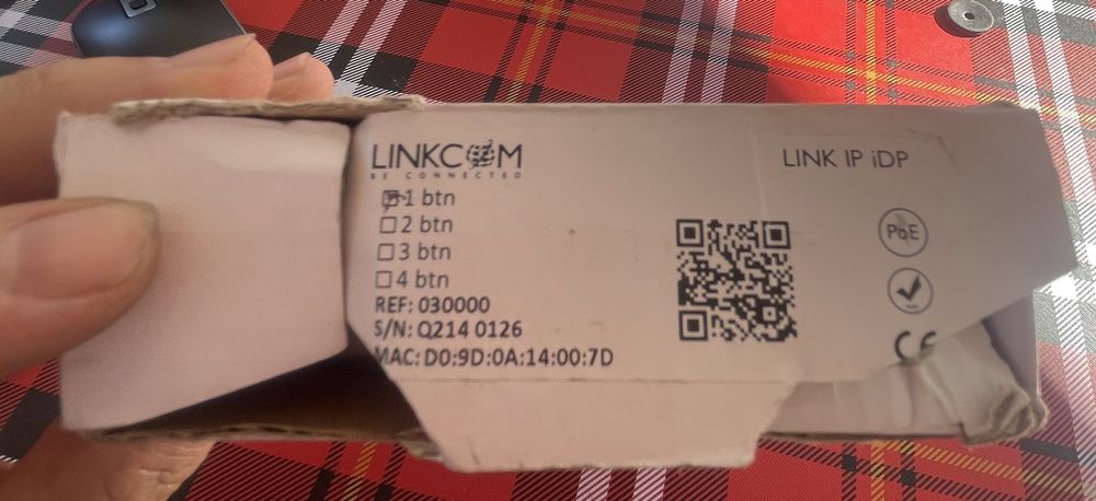 Porteiro IP LinkCom Link IP iDP