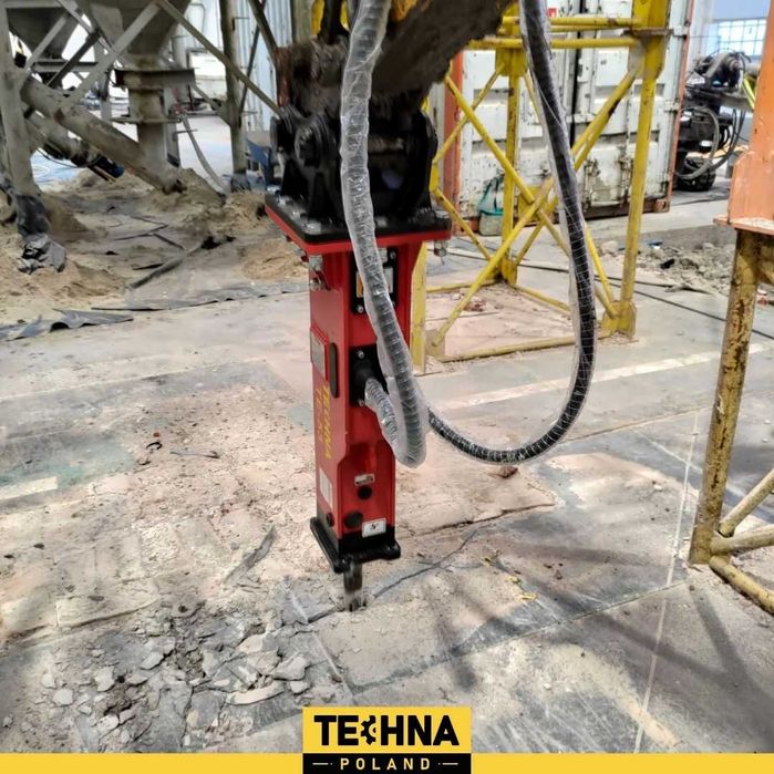 Młot hydrauliczny MINIkoparka 0,8-2.5 tony Techna TE-40 128 kg Jcb CAT