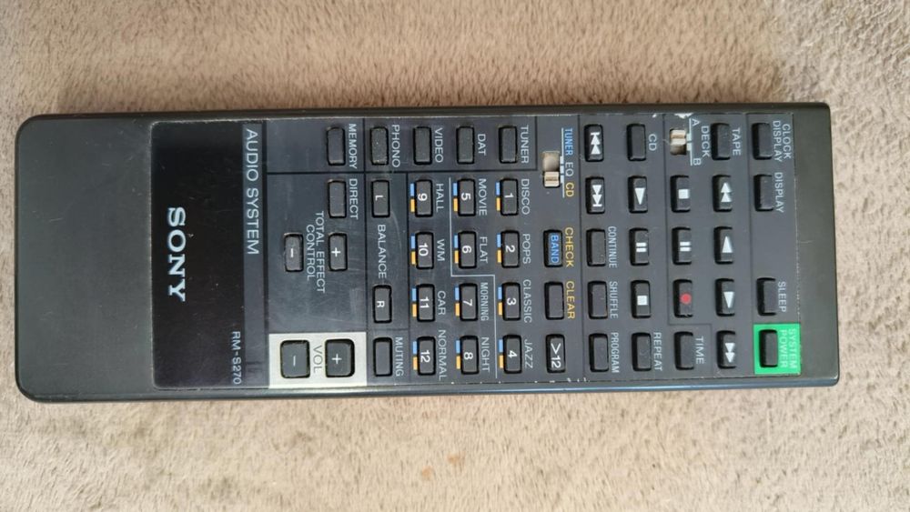 Oryginalny pilot Sony Audio System RM-S270