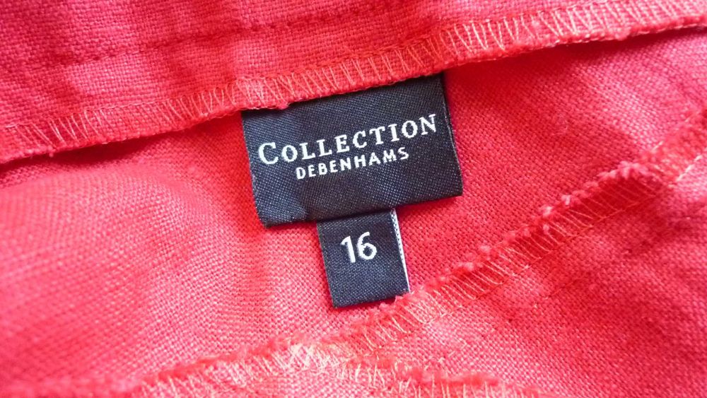 Debenhams- lniana spódnica   r;44