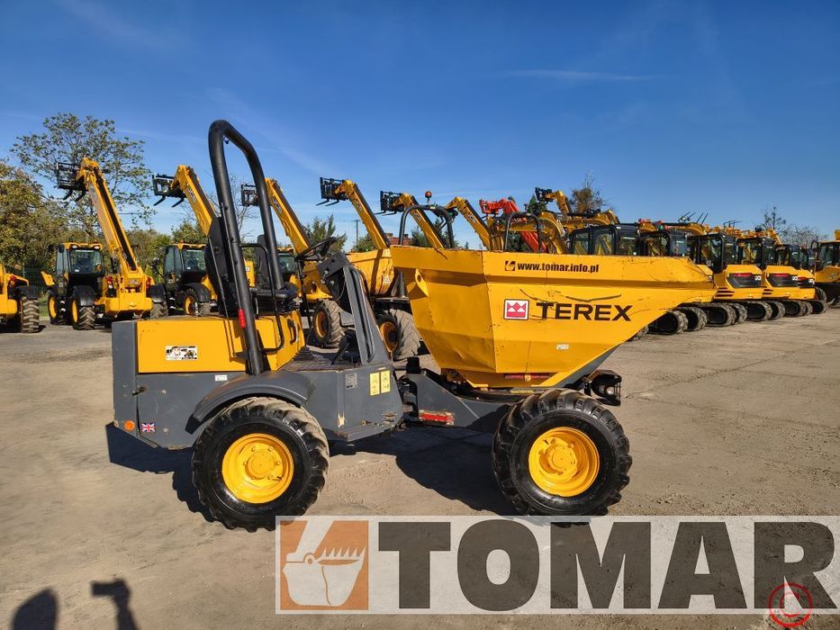 Terex TA3s 3TST 3t 6t 9t  2017 rok, obrotowe wozidło budowlane przegubowe  4x4 koleba