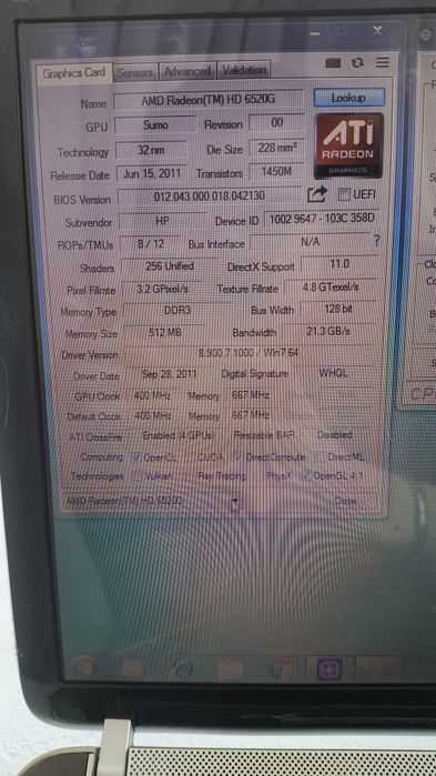 Laptop HP pavilion dv6