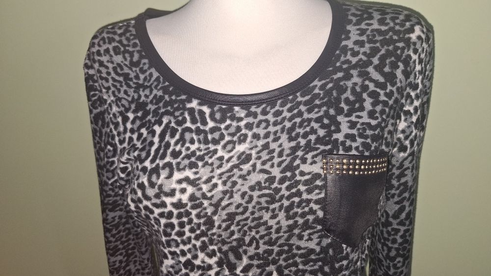 Bluzka tunika w panterkę XL/XXL raczej L