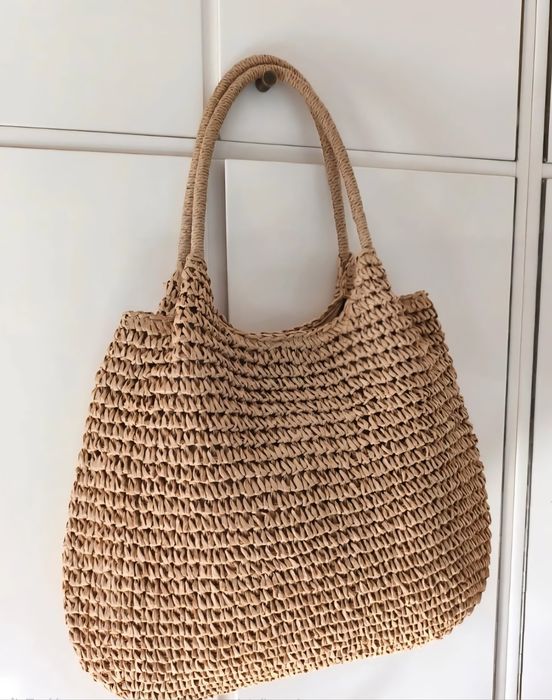 Nowa pleciona torebka w stylu boho