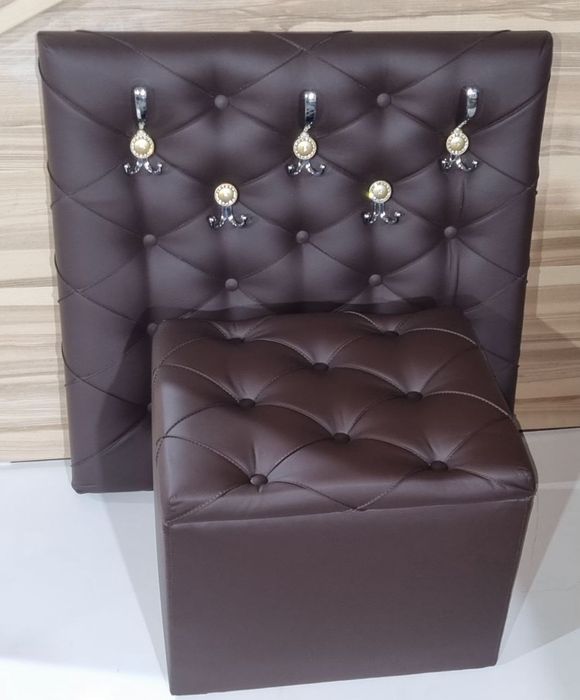 Пуф в прихожую открывашка банкетка оттоманка каретная стяжка кушетка