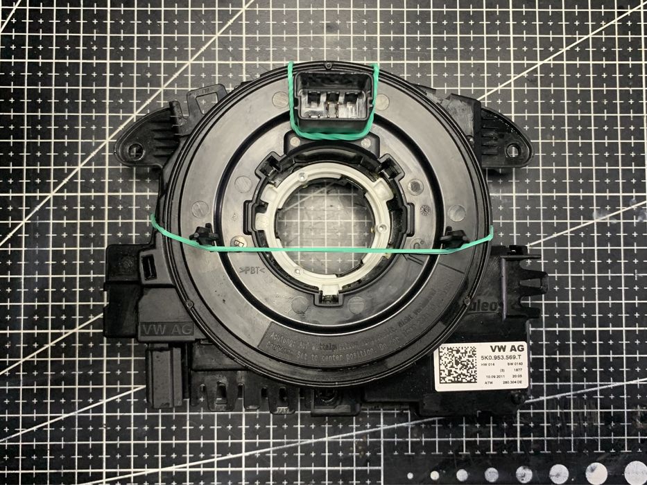 Шлейф руля / підрульовий шлейф 5K0953569T , Ремонт шлейфів VW/Skoda
