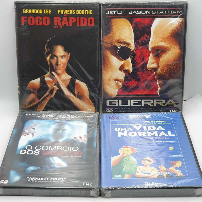 Lote 1/2 - Pack de 18 Filmes Novos e Selados em DVD - Ref.VI