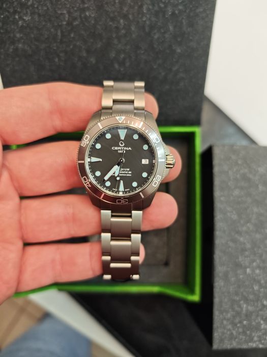 Zegarek Certina automatic titanium 38mm Nowy