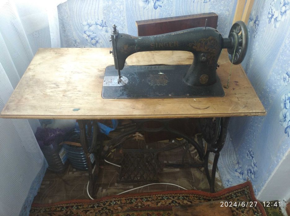 Машина швейная SINGER антикварная начала прошлого века