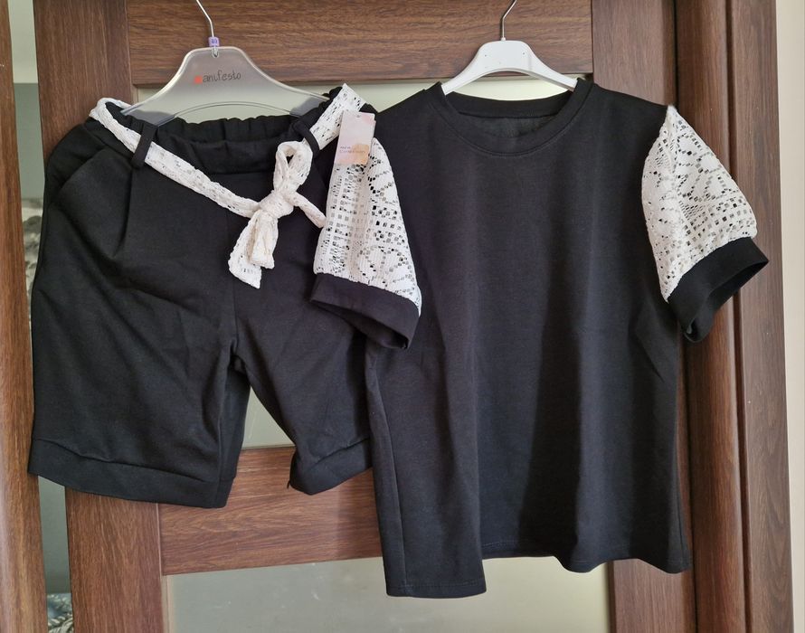 Komplet damski masełko Uni Nowy