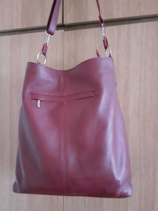 Torebka elegancka czerwonobrunatna