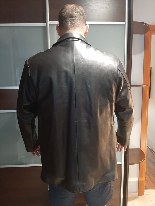 Męska kurtka skórzana XXL