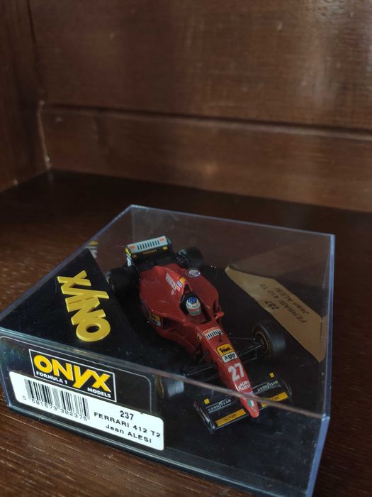 Carro Coleção 1:43 ONYX Ferrari 412 T2 1995 - Jean Alesi #27 - Novo