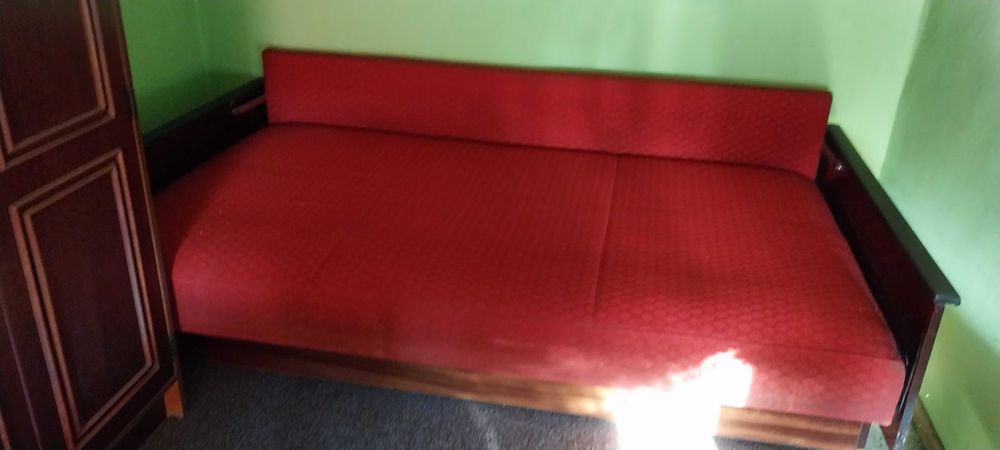 tapczan łóżko z PRL-u