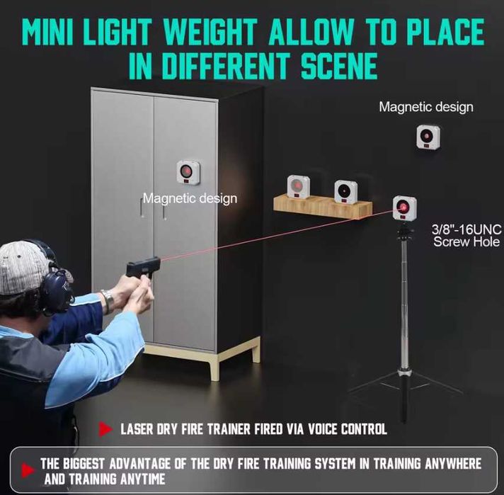 Лазерный патрон 12калибра+интерактивная мишень для холостых тренировок