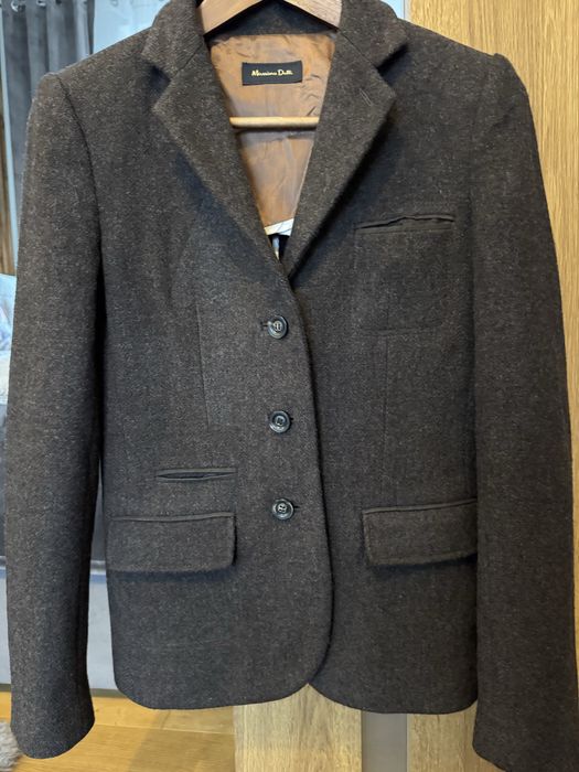 Massimo Dutti damska marynarka rozm.38 wełna!