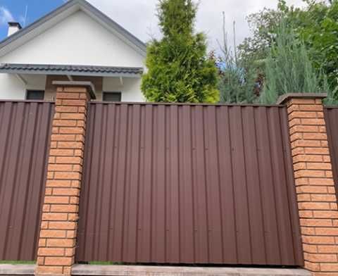 Профнастил для забору Профилированный металлический лист