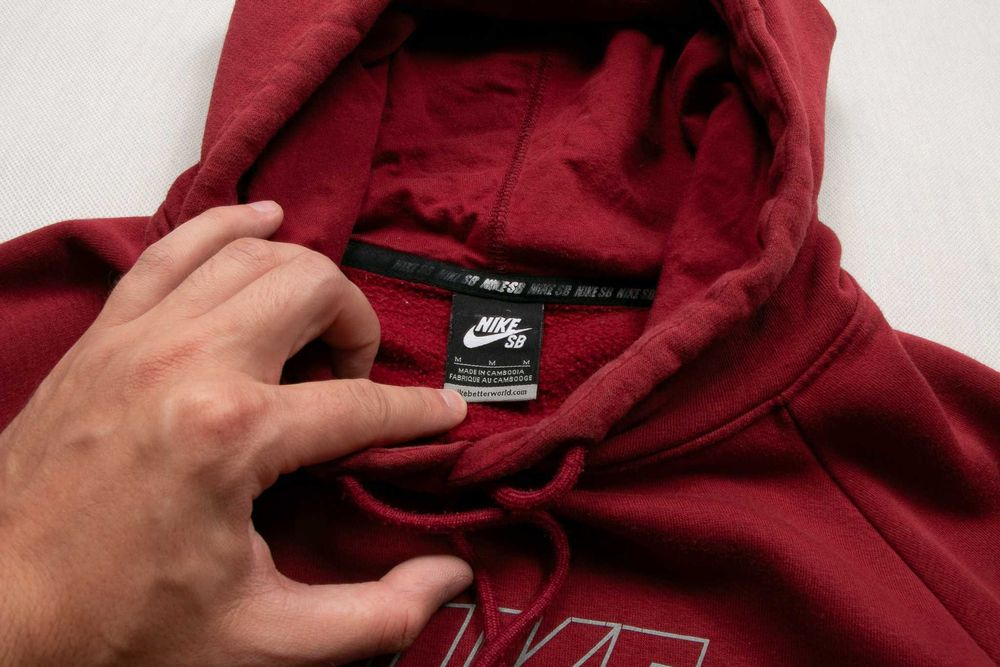 Bluza Nike SB boxy M burgund