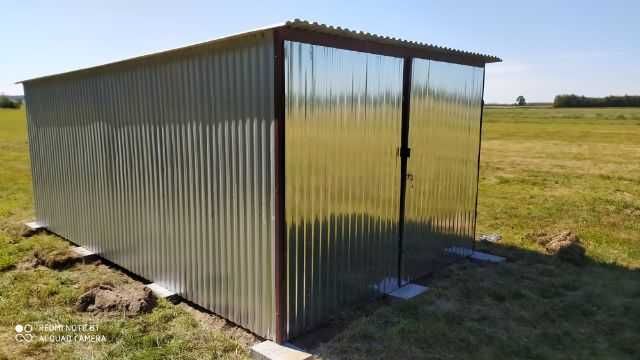 garaż blaszany garaż blaszak garaz 3x5 5x3  gatunek 2 konin