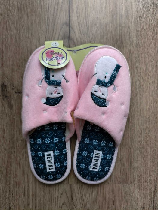 Тапочки домашні жіночі рожеві Newina 41 p