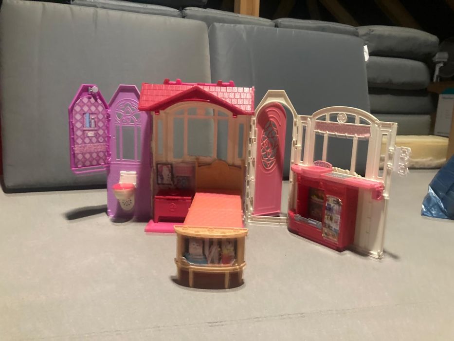 2 domki dla lalek barbie