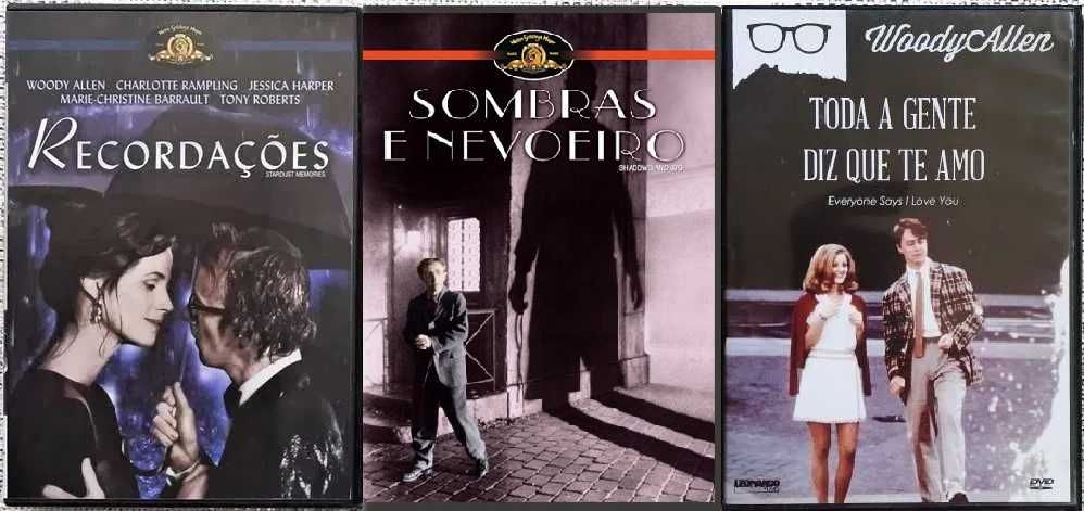 Woody Allen - 25 DVDs - RAROS - MUITO BOM ESTADO