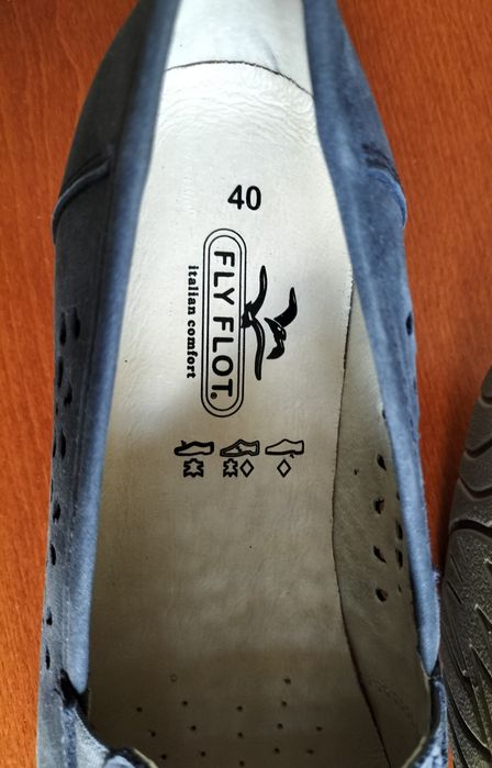 Półbuty damskie FLY FLOT,skórzane, nowe, rozmiar 40