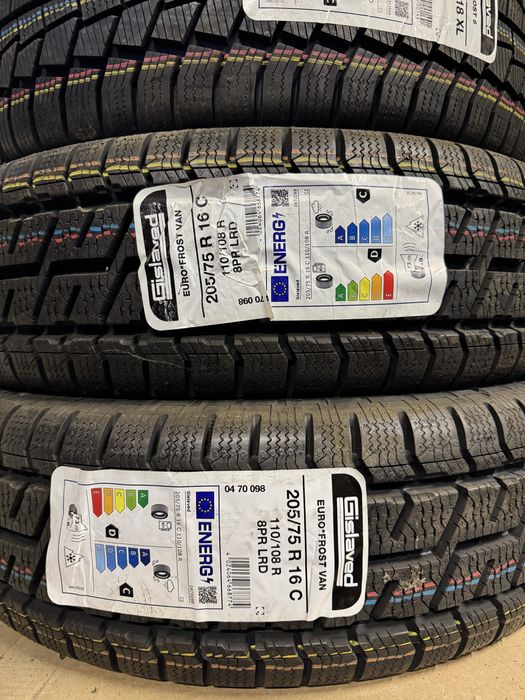 205/75/16C R16C Gislaved Euro*Frost VAN 110/108R 2шт Зимова шина Нова!