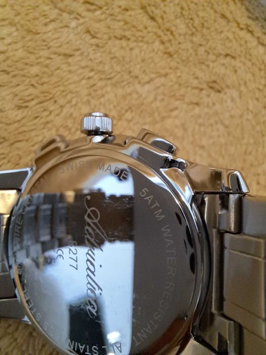 Adriatica Swiss Made A8277.52B3QF | Szafir | Niebieskie detale | Stan BDB