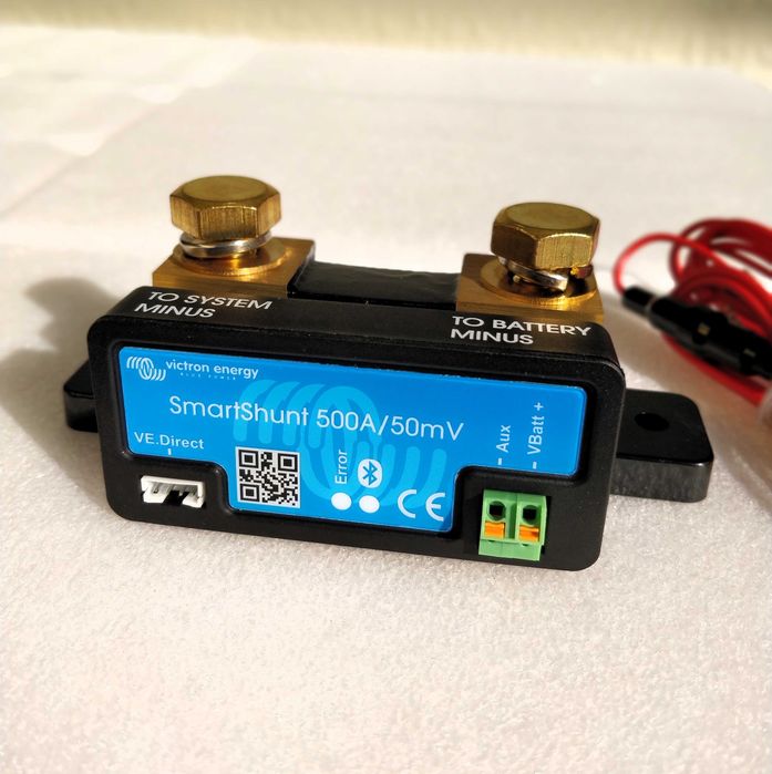 Victron SmartShunt 500A/50mV Bluetooth – Monitor de Bateria