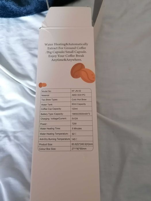 Máquina de Café Portátil ( Capsulas Grandes / Pequenas / Café em Pó )