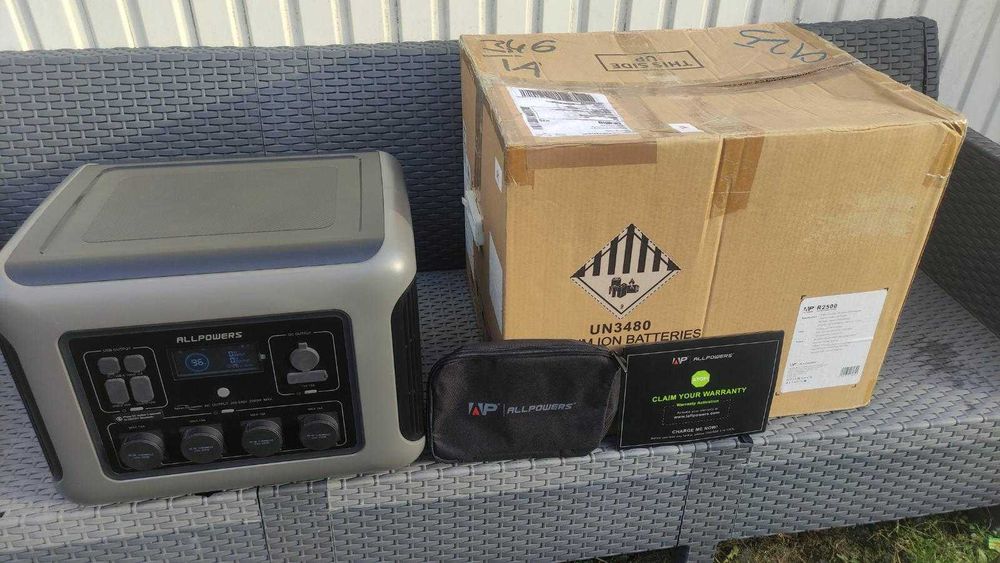 Портативна енергетична станція ALLPOWERS R2500; 2500W; 2016Wh; LiFeP04