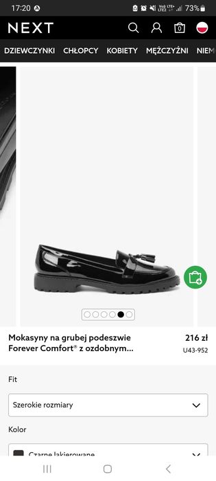 Mokasyny NEXT roz. 37 szerokie