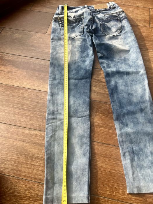 Spodnie jeansowe troll , rozm 32, dobre na xs i małą s, denim