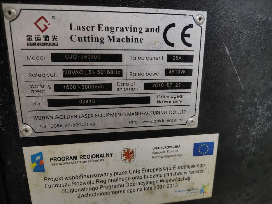 Laser CO2 CNC Goldenlaser