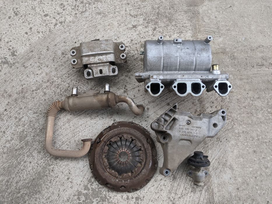 Каталізатор колектор вихлопна vw caddy 2.0 bst