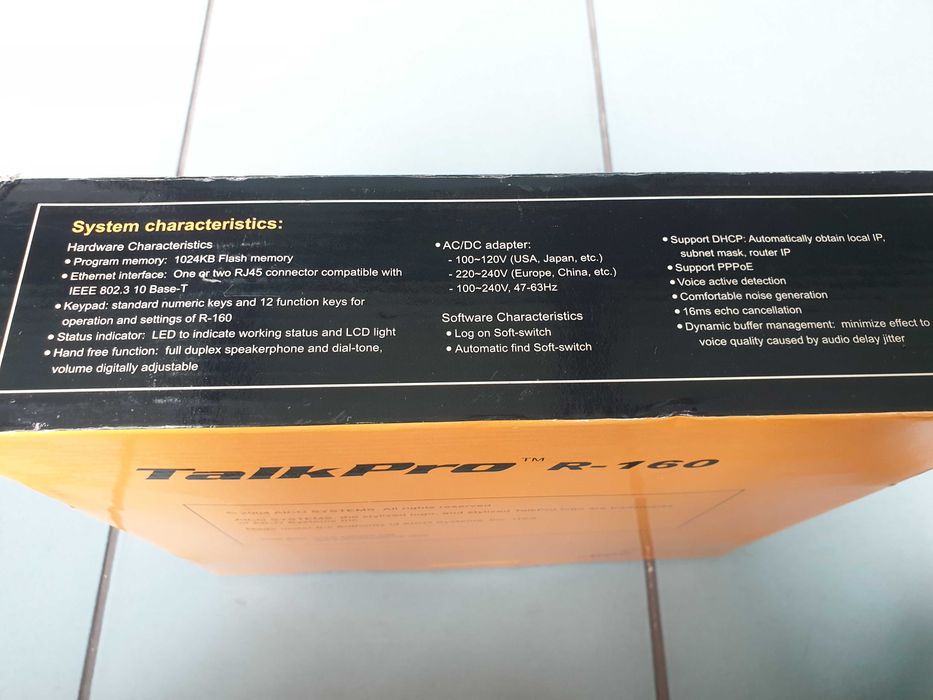 Telefon stacjonarny VOiP TalkPro R-160