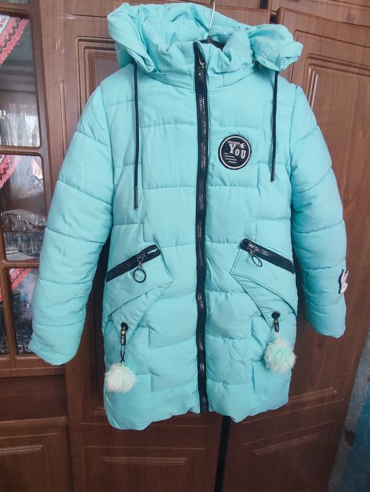 Зимова куртка для дівчинки 135-140см