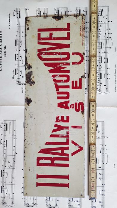 II Rallye Automóvel Viseu - Placa Antiga