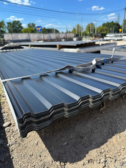Czarna Blacha Trapezowa T14 Na Dach | Tanio i Szybko